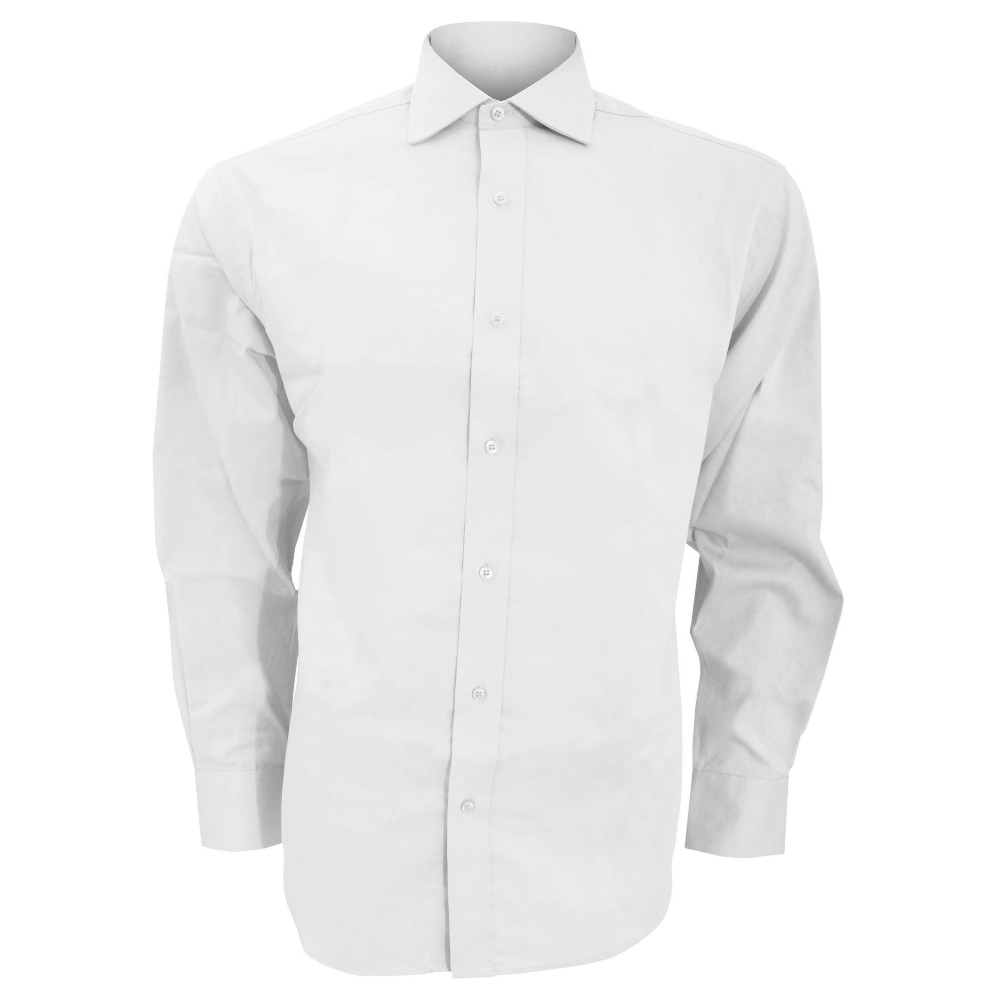 Kustom Kit Heren superior oxford shirt met lange mouwen