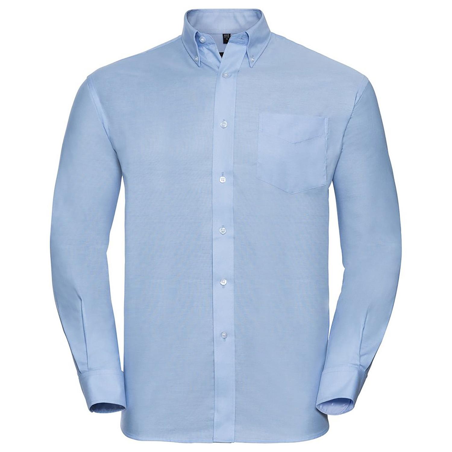 Russell Athletic Collectie heren lange mouw easy care oxford shirt