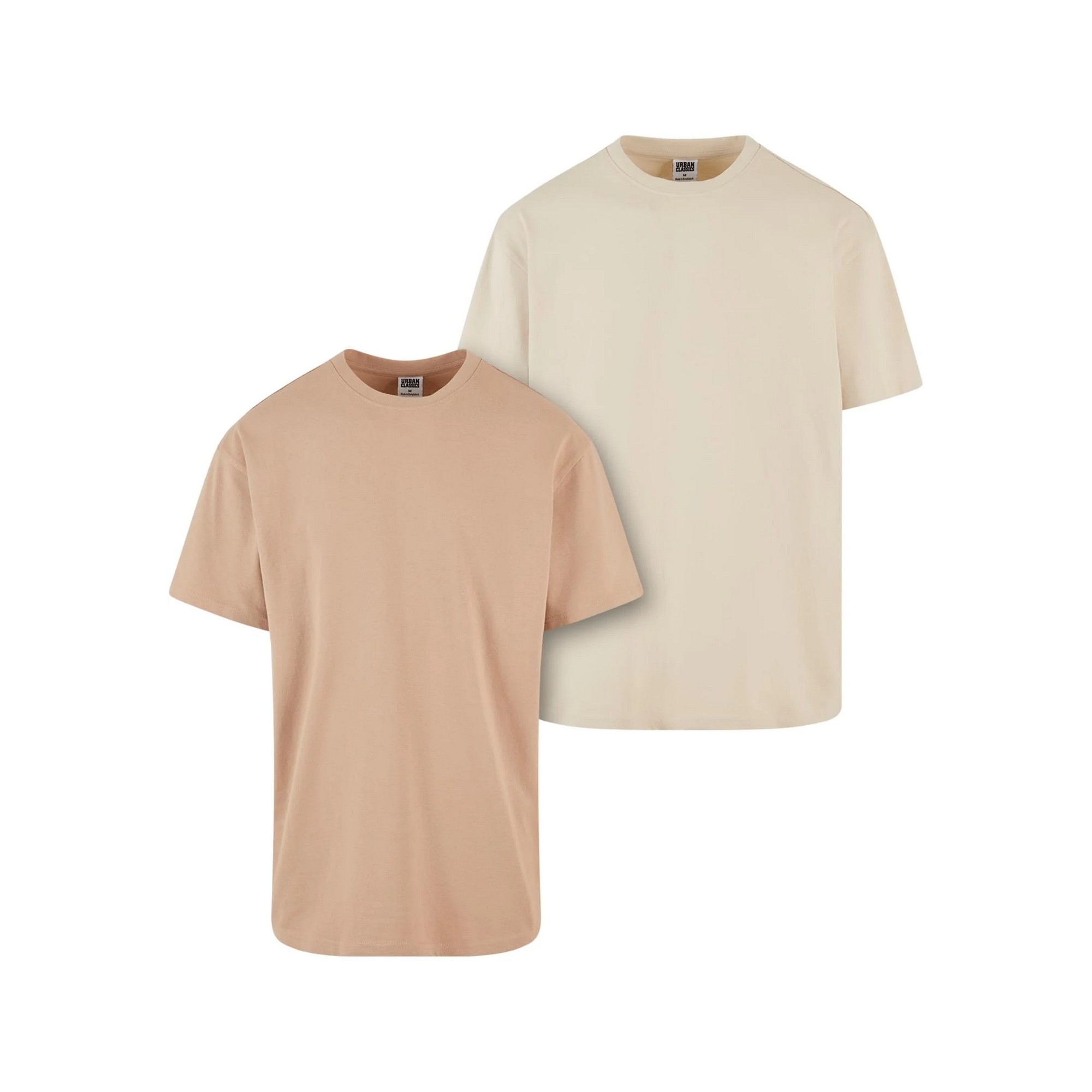 Urban Classics Heren zwaargewicht oversized t-shirt (set van 2)