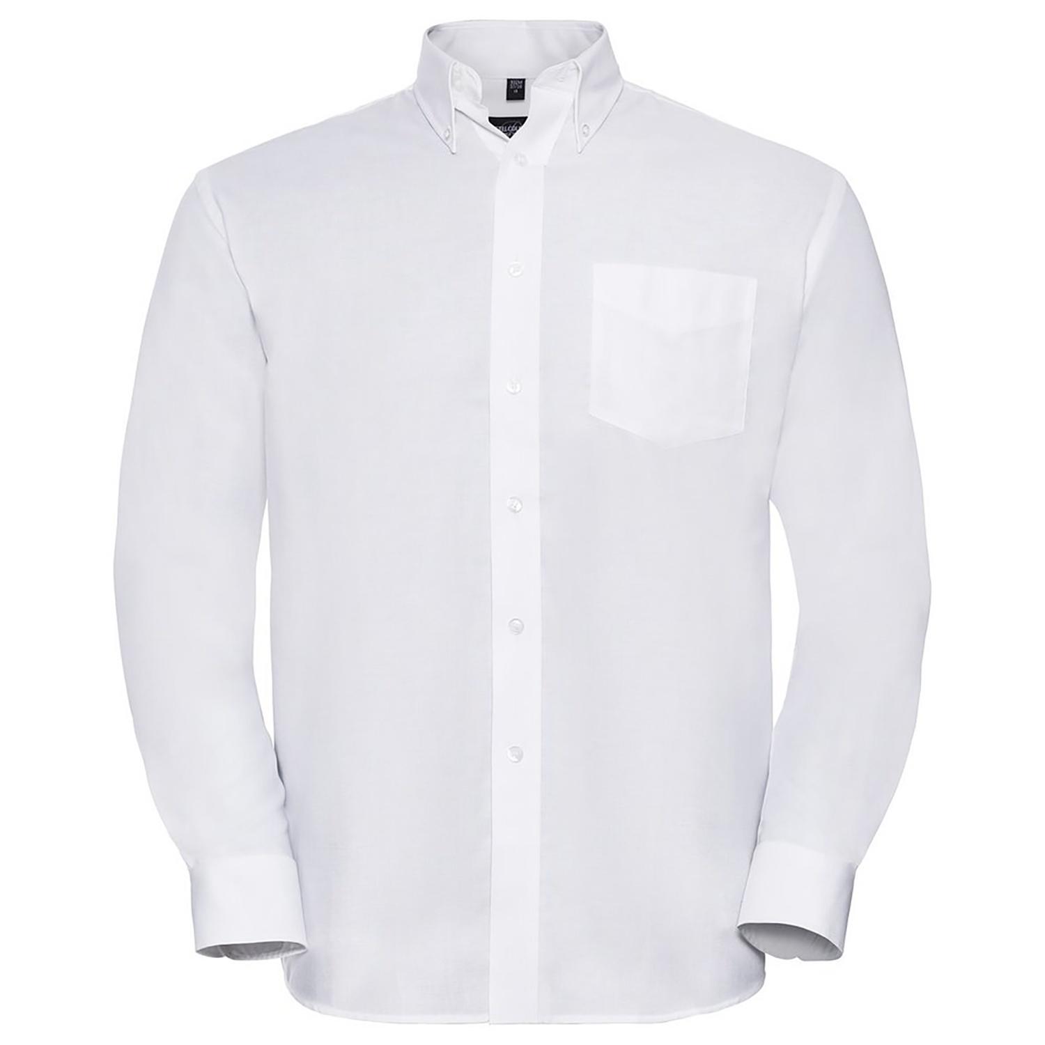 Russell Athletic Collectie heren lange mouw easy care oxford shirt