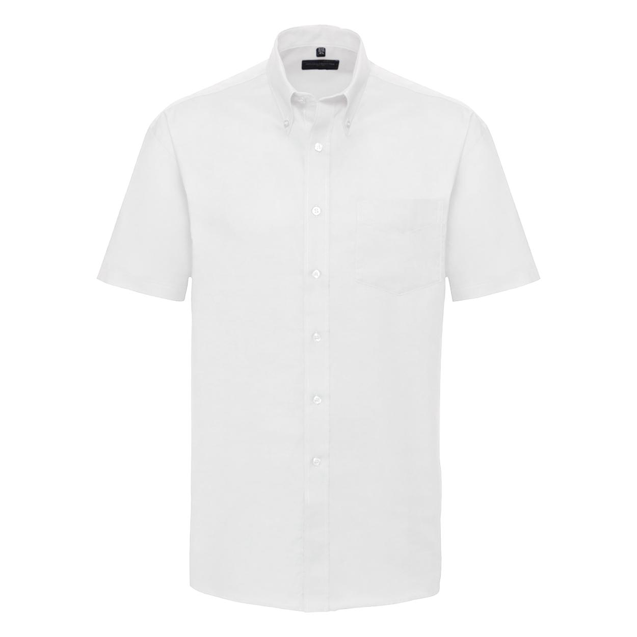 Russell Athletic Collectie heren korte mouw easy care oxford shirt