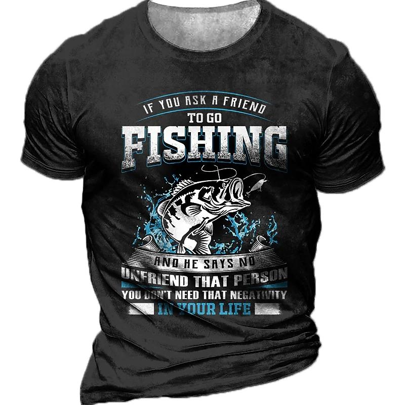 Nihao Zomer Nieuwste Outdoor Vissen Shirt 3d Gedrukt Vissen T-shirt Voor Mannen Korte Mouw Casual Vis Tops Tees XS