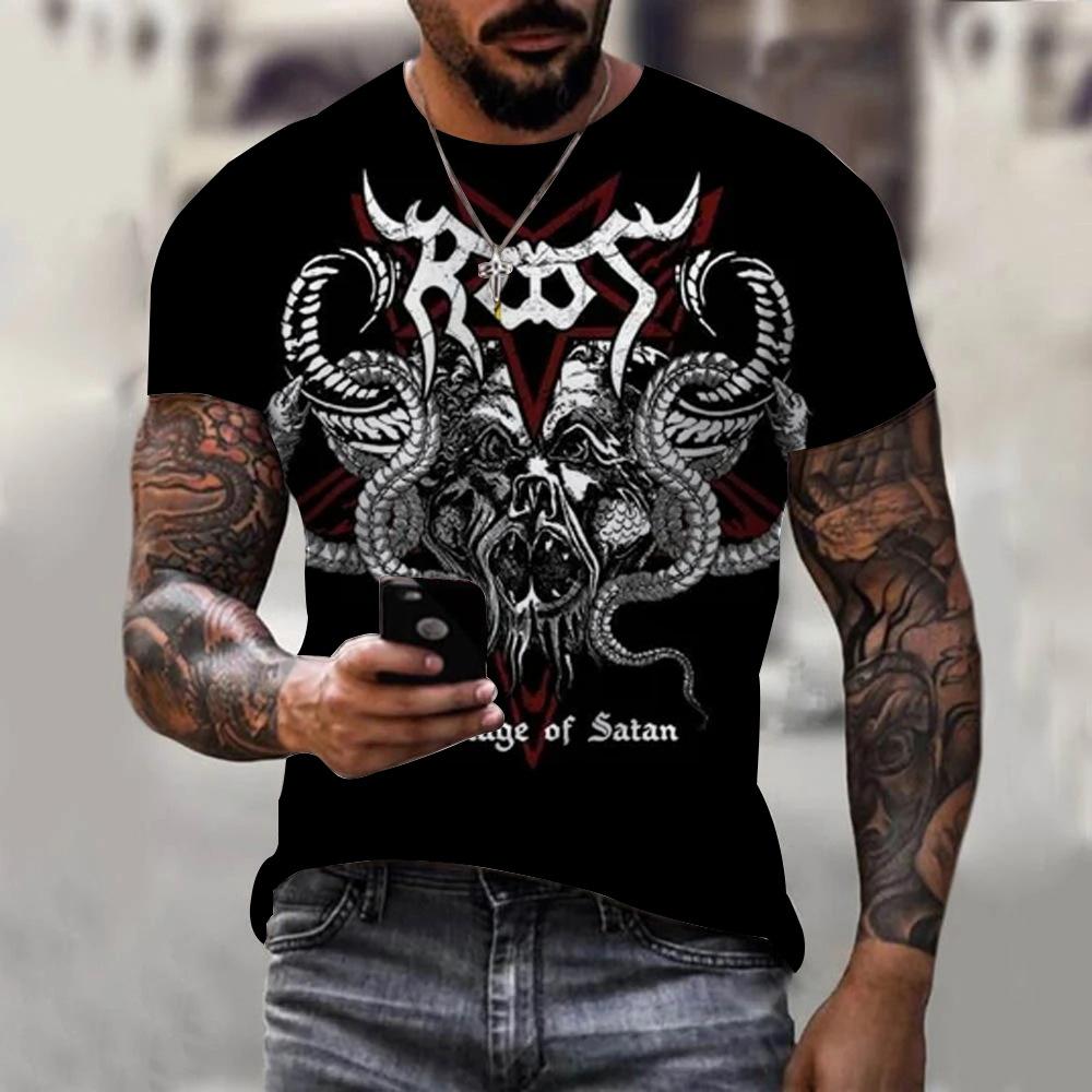 ForYourBeauty Zomer Tops Mannen Plus Size Kleding Vintage 3D Print T-shirt Soldaat Patroon Tees O Hals Korte Mouw Top Ademende Man Shirts S