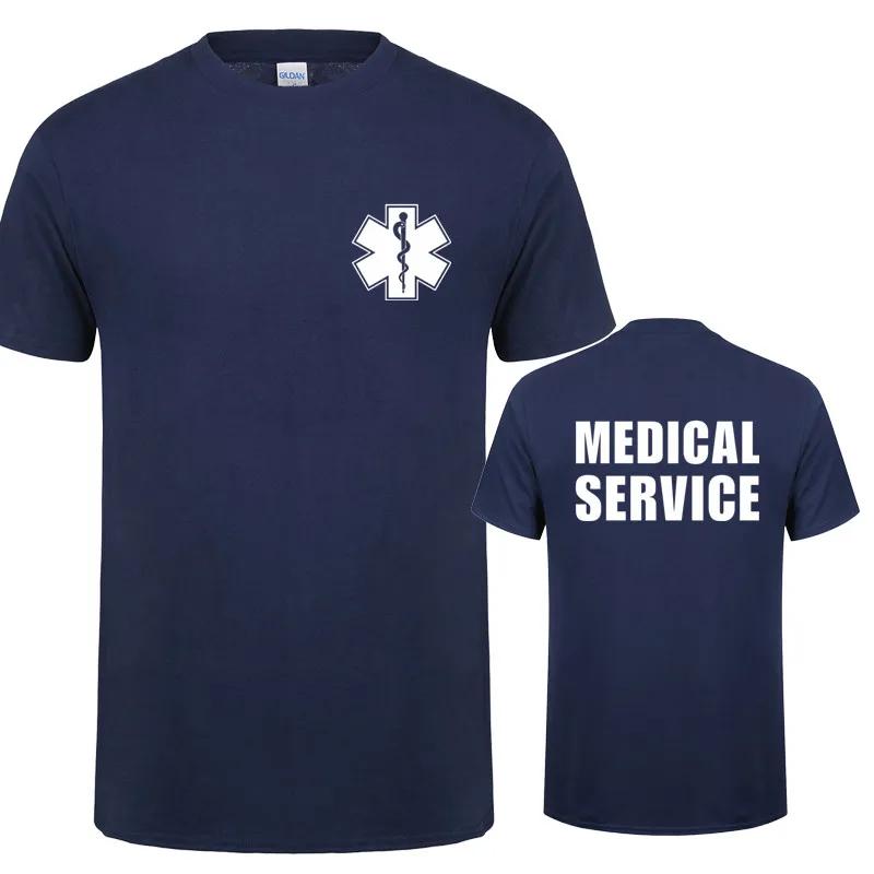 Baibao QIQI EMT Paramedicus Medische Hulpdiensten T-shirt Mannen Casual T-shirt Korte Mouw Mans Cool Tops XXS-6XL XXS