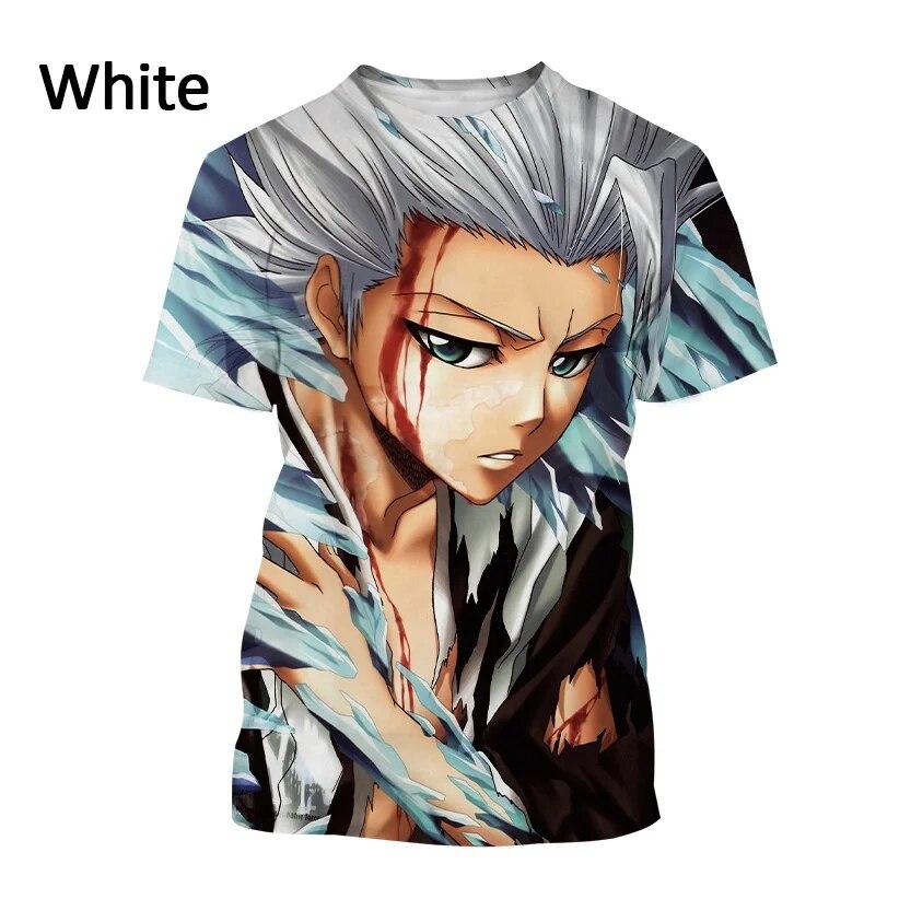 Xin nan zhuang Japanse Anime BLEACH 3D Afdrukken T-shirt herenmode Cool Kurosaki Ichigo Ronde Hals Casual Unisex Cosplay Cool T-shirt Tops 6XL