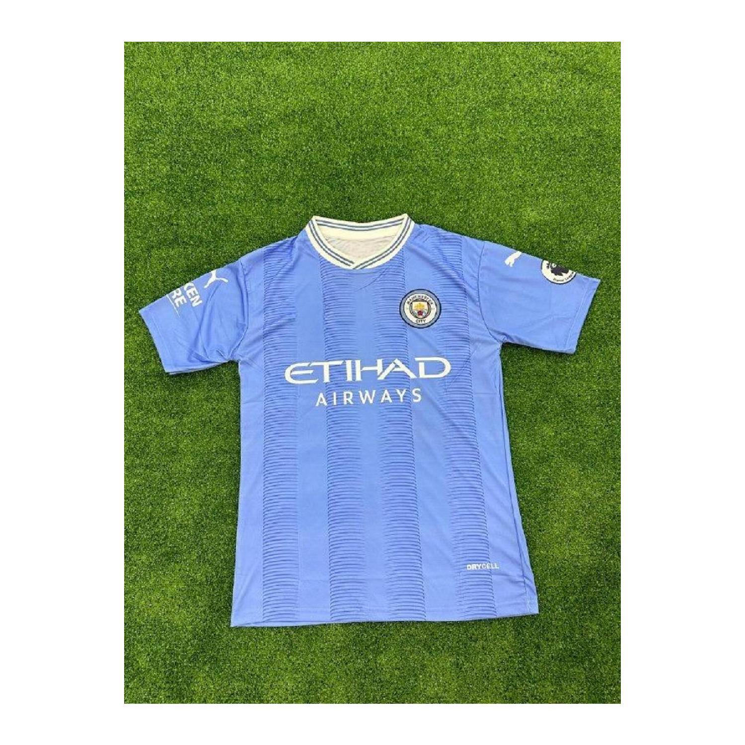 Palmiye istanbul Manchester City De Bruyne voetbalshirt nieuw seizoen 2023/24 blauw S