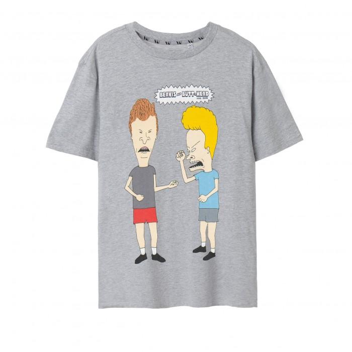 Pertemba FR - Apparel Beavis & Butthead Klassiek pose-T-shirt voor heren L grijs