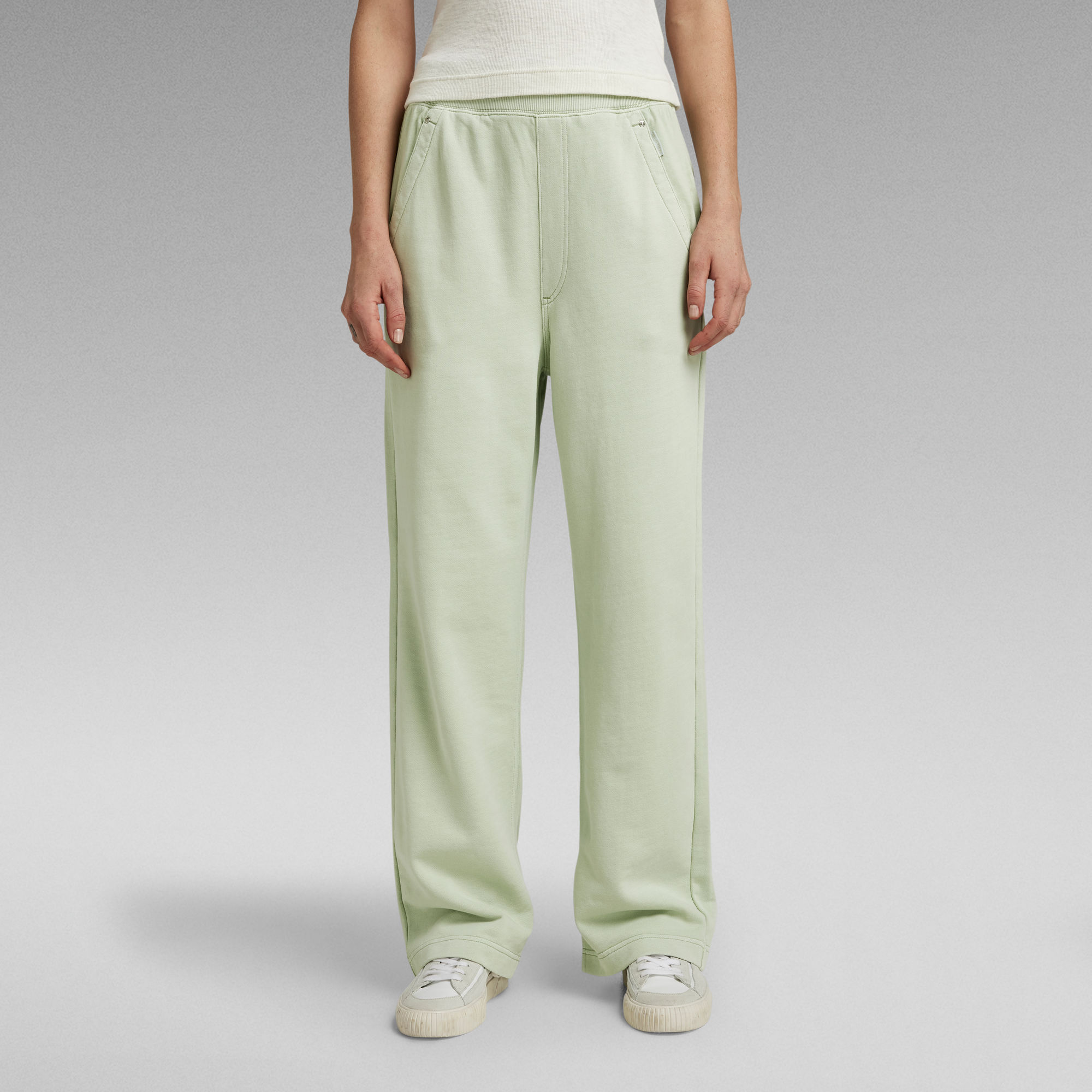 G-Star RAW Stray Chino Rib Sweatpant - Groen - Dames