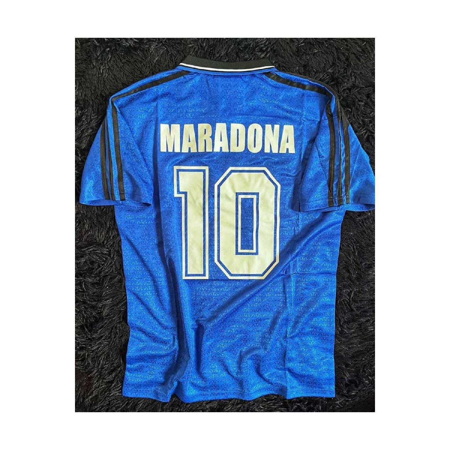 Sports & Travelling Argentinië Nationaal Team Diego Armando Maradona Nostalgie Jersey S geel