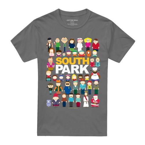 Pertemba FR - Apparel South Park karakter-T-shirt voor heren S houtskool