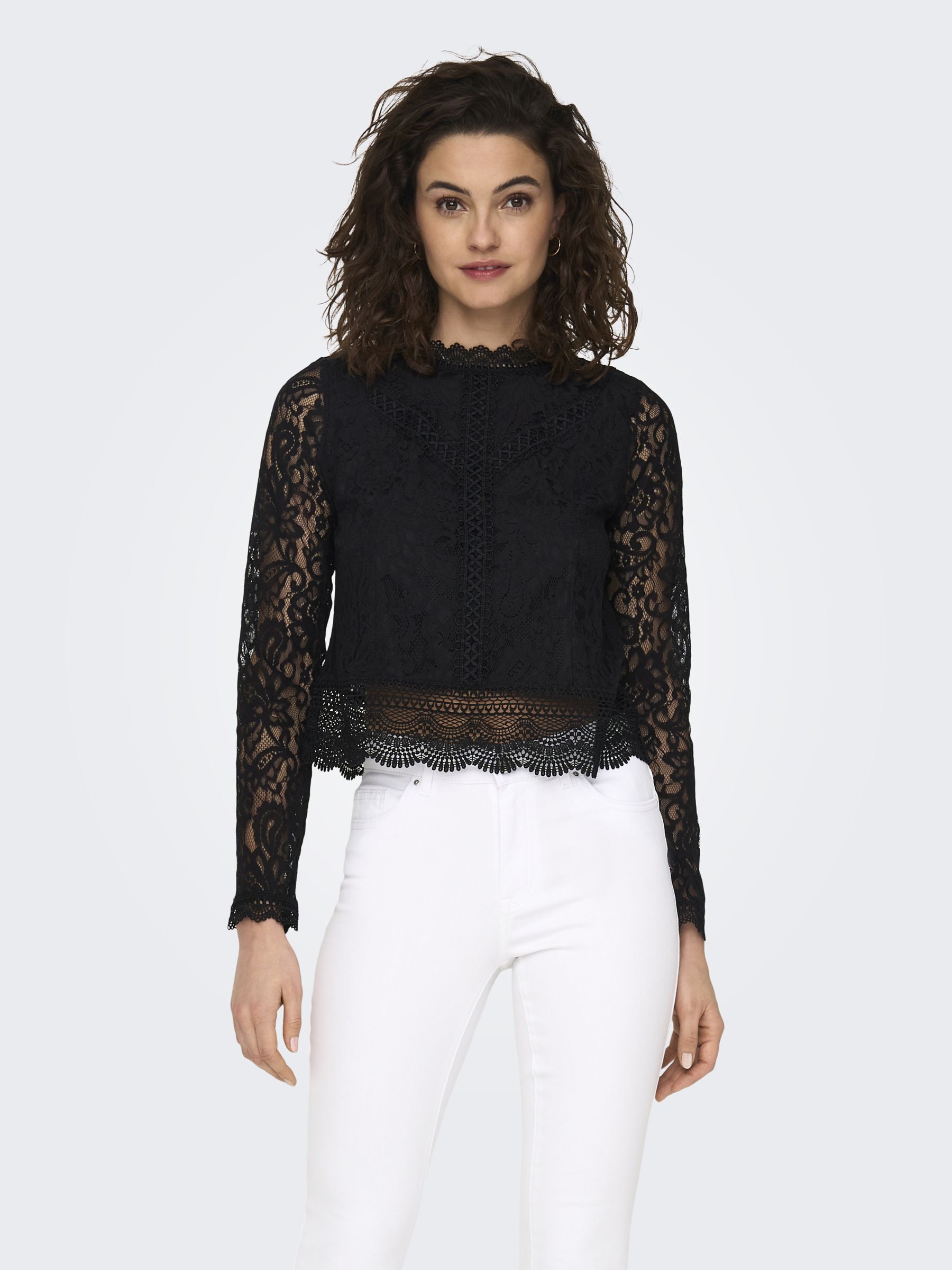 Only Onlnew karo ls lace top wvn