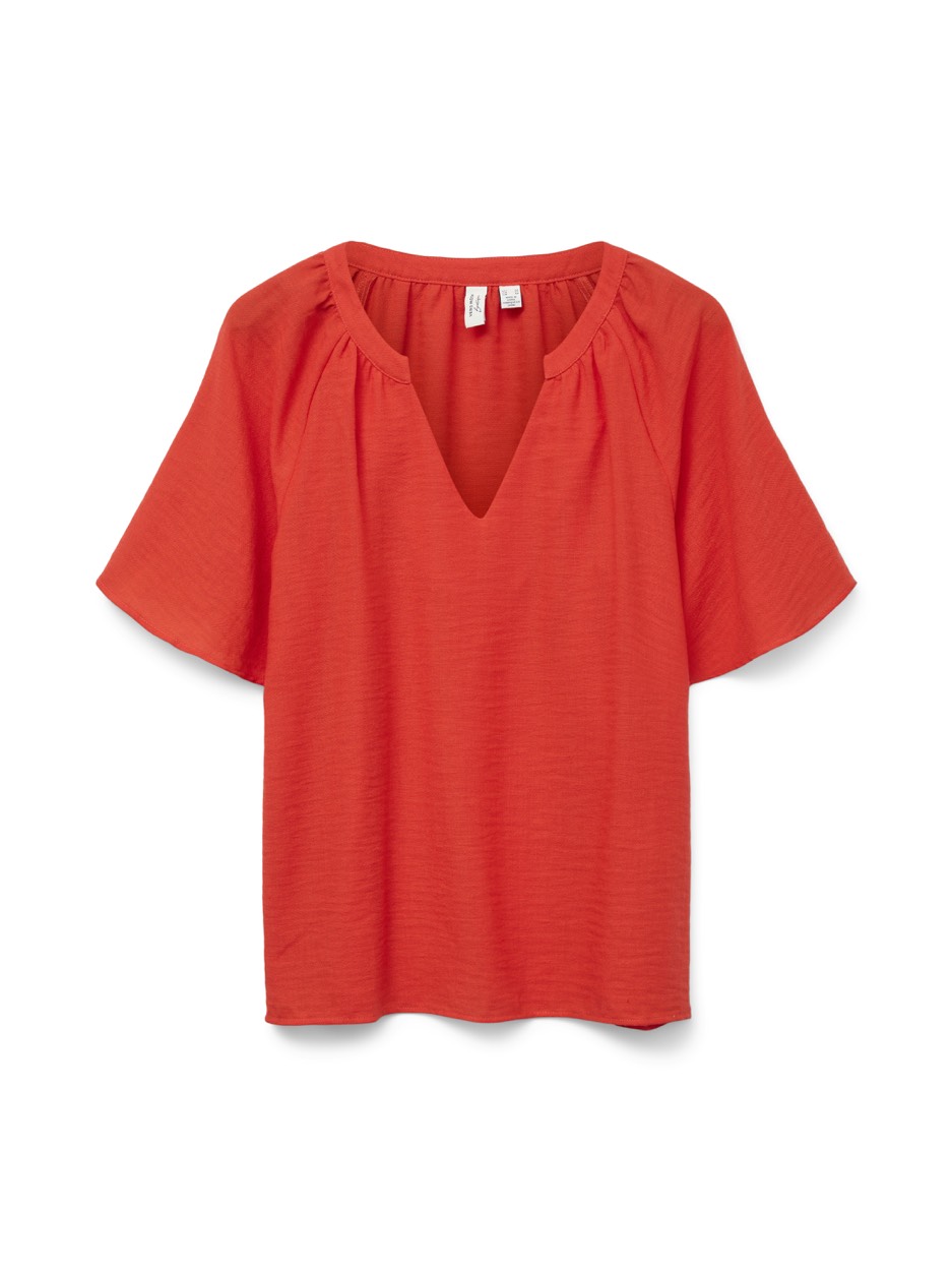 Vero Moda Vmvictoria ss v-neck top wvn btq g -