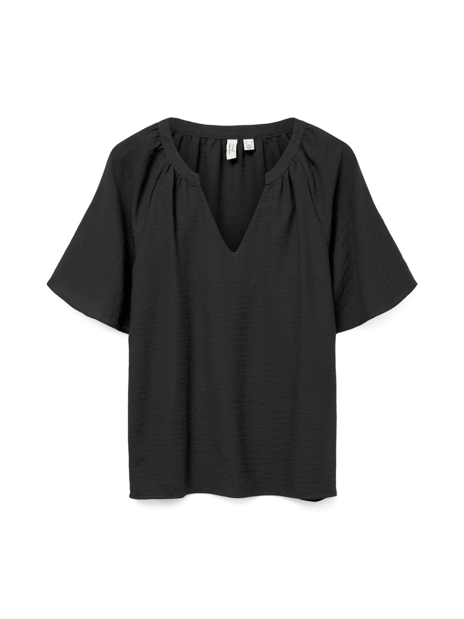 Vero Moda Vmvictoria ss v-neck top wvn btq g -