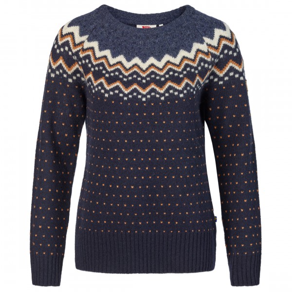 Fjällräven  Women's Övik Knit Sweater - Wollen trui, blauw