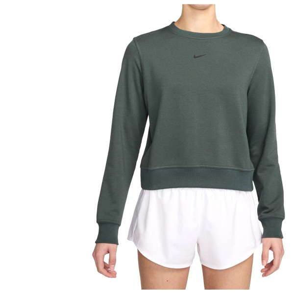 Nike  Women's Dri-Fit One Crew Neck French Terry - Trui, grijs