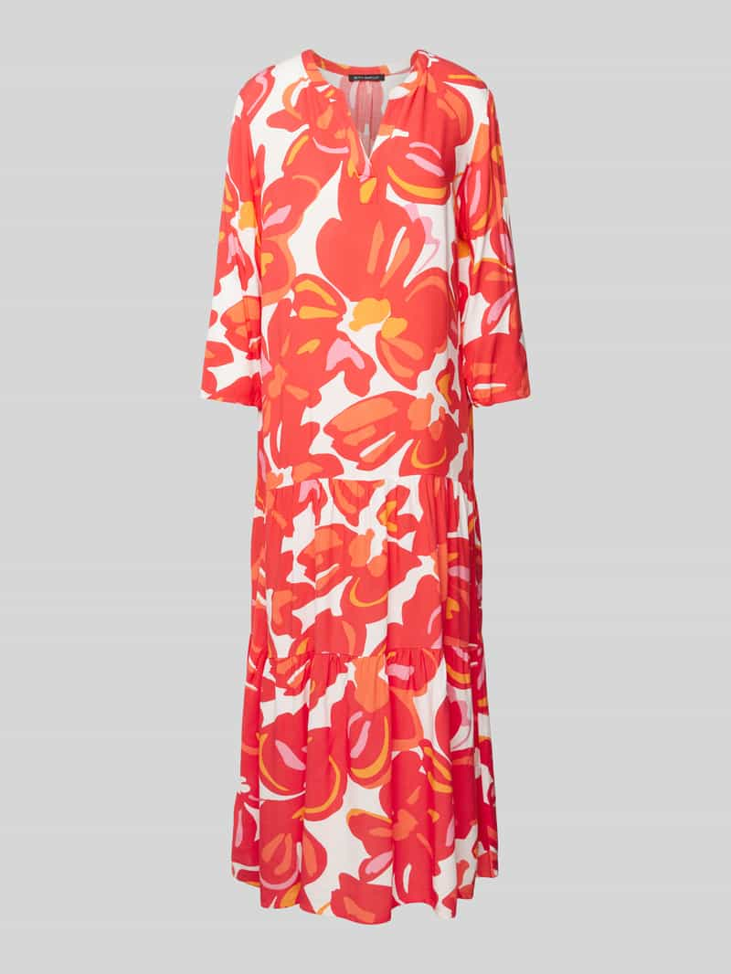 Betty Barclay Maxi-jurk van viscose met bloemenmotief