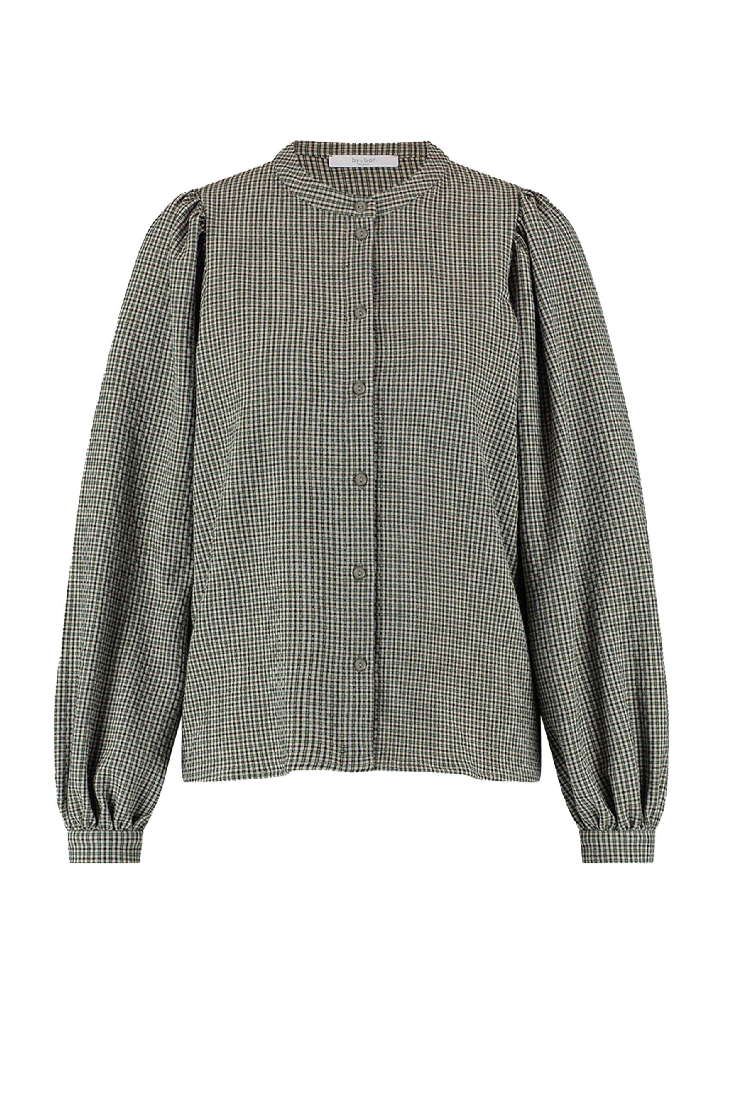 By-Bar Amsterdam Rikki small check blouse