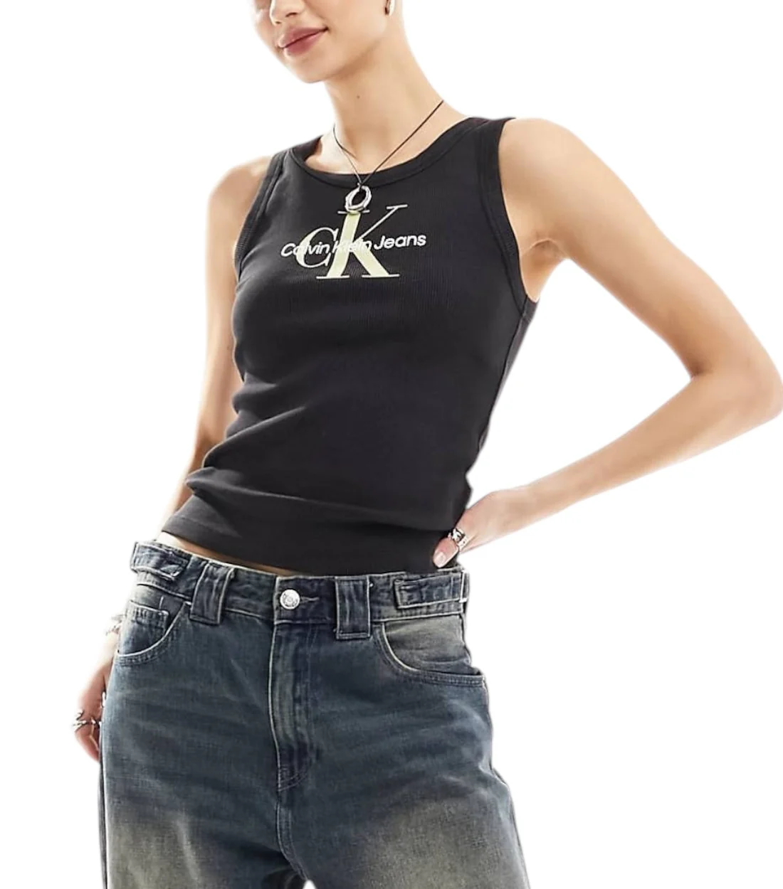 Calvin Klein Geribbeld tanktop