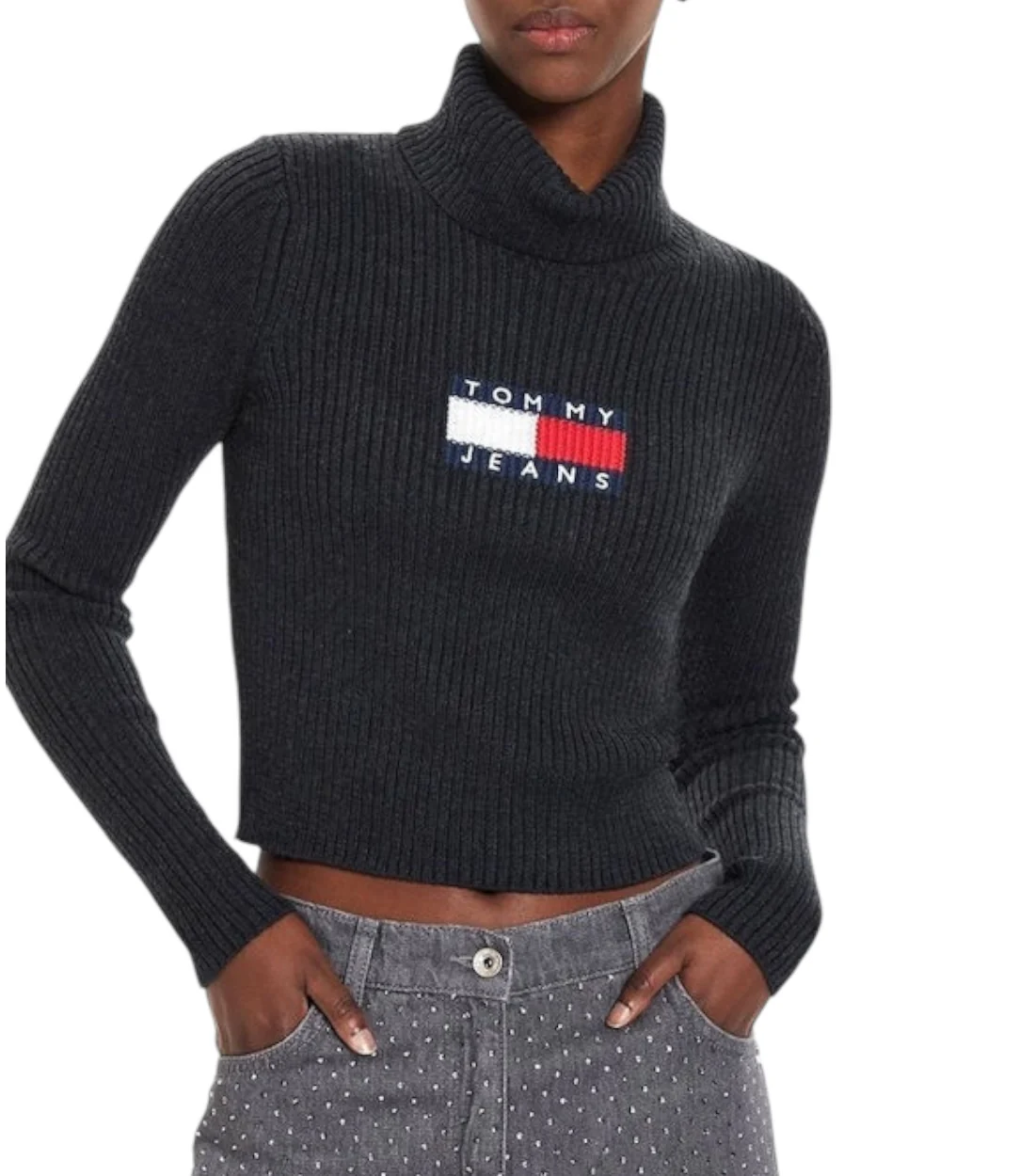 Tommy Hilfiger Turtleneck flag trui