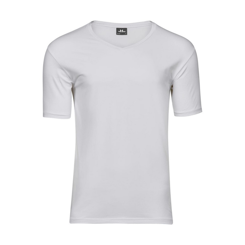 Tee Jays Heren stretch v hals t-shirt