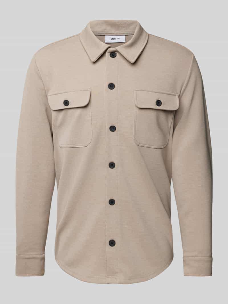 Only & Sons Vrijetijdsoverhemd met knoopsluiting, model 'NEWKODYL'