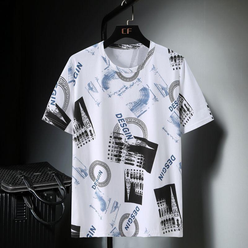 WowClassic Letters Tees Heren Zomer T-shirts Heren Streetwear 3D Print T-shirt Mode O Hals Korte Mouw Tops S