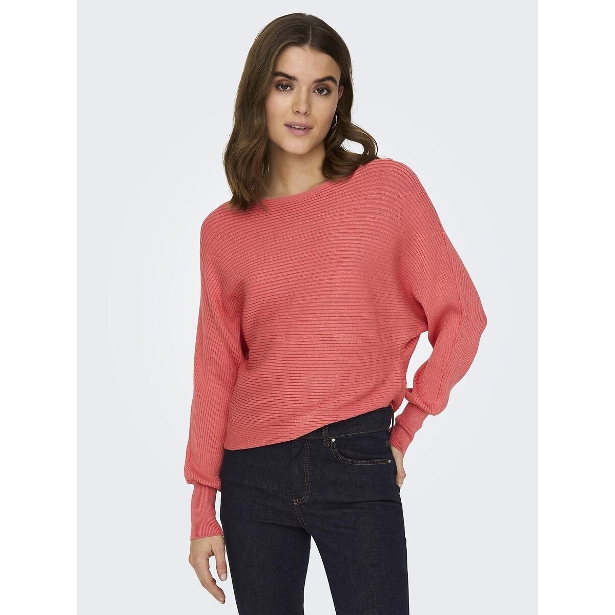 Only Gebreide trui ONLADALINE L/S SHORT PULLO KNT NOOS
