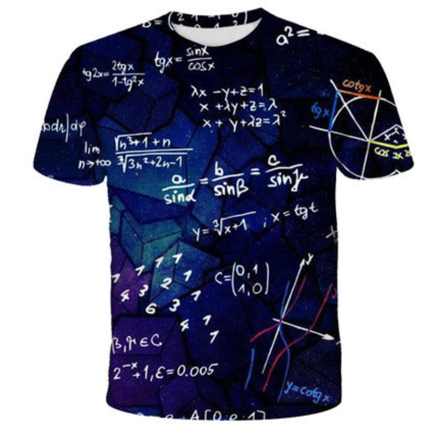 ForYourBeauty Heren Lente Zomer Tees Mode Print Ronde Hals Korte Mouw 3D T-shirt S
