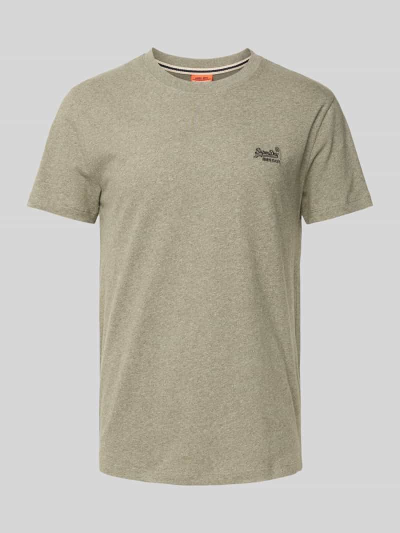 Superdry Regular fit T-shirt van puur katoen