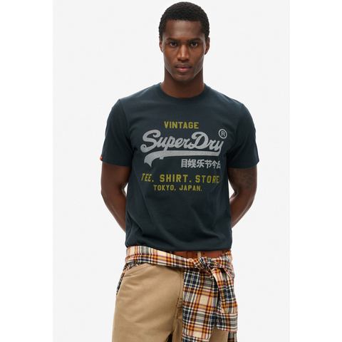 Superdry Shirt met ronde hals
