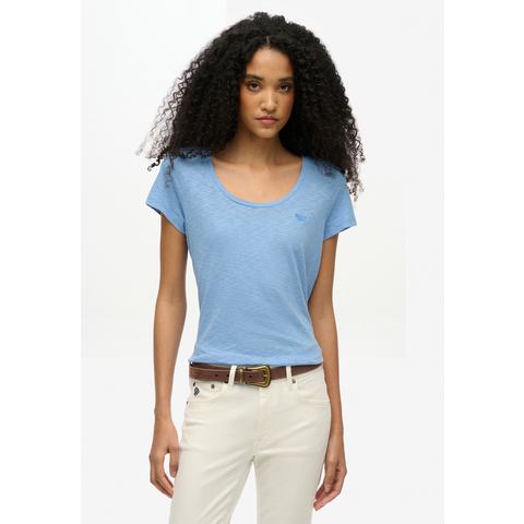 Superdry Shirt met korte mouwen SCOOP NECK TEE