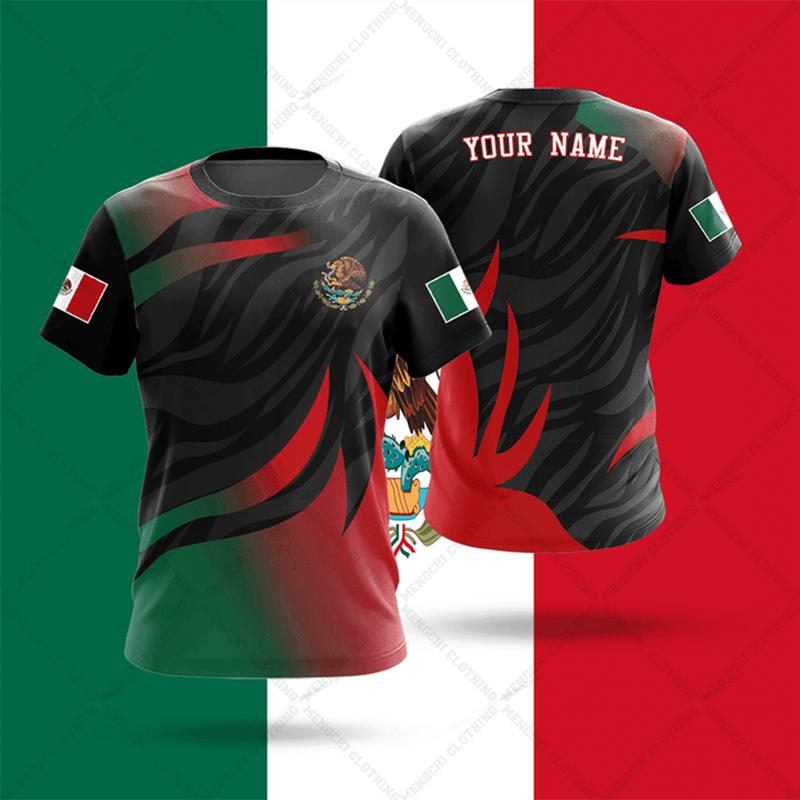 Baibao QIQI Mexico Grafische Tees Zomer Casual Streetwear Herenmode Losse T-shirts Jongens Oversized Korte Mouw Tops 6XL Kleding 6XL