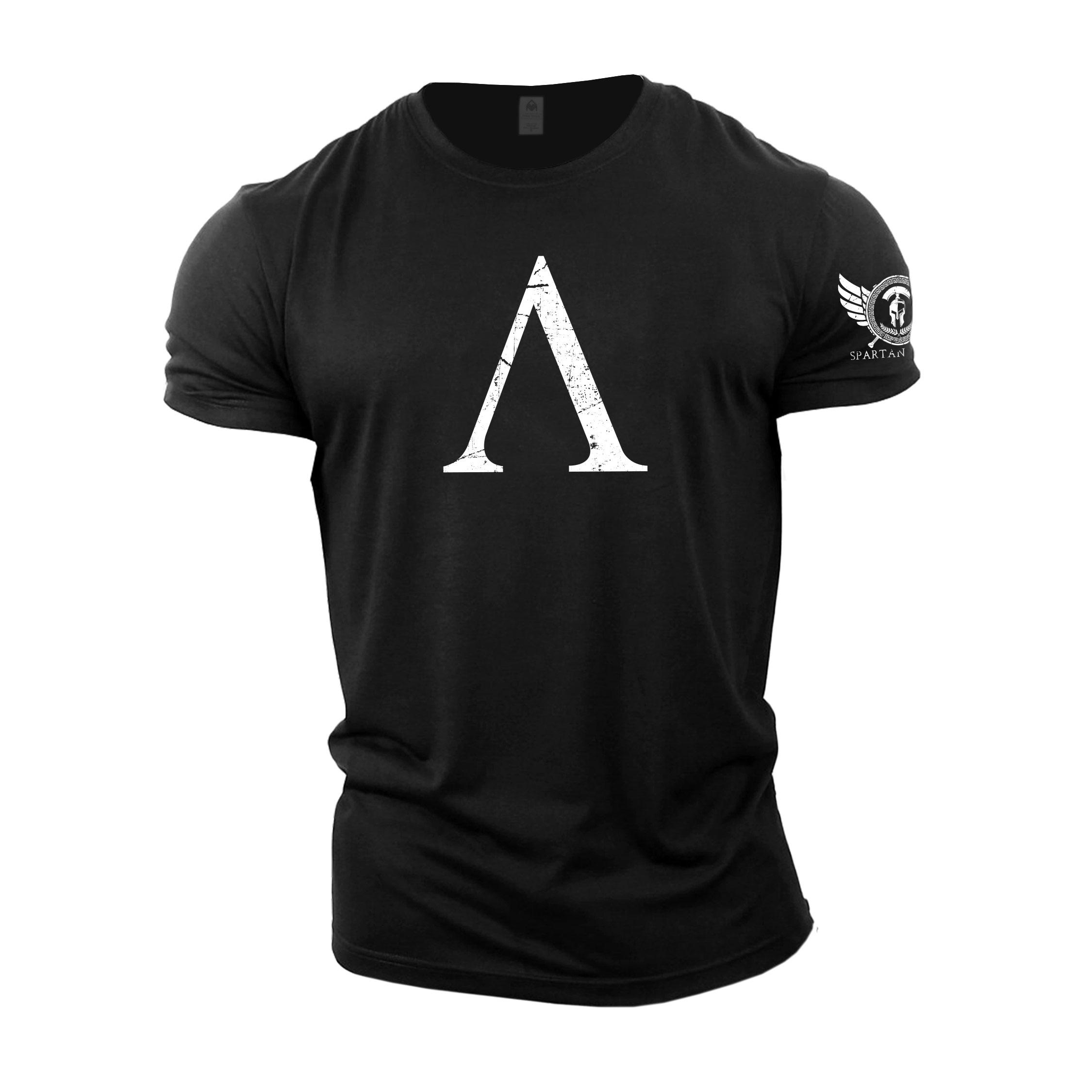 ETST 011 Retro Spartan T-shirts Herenkleding Y2K Zomer Korte Mouw T-shirts Heren Casual Tops O-hals Oversized T-shirt GYM Herenkleding S