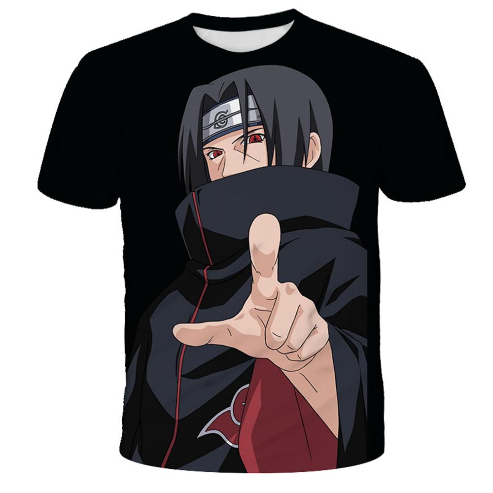Baibao QIQI Cartoon Jongens T-shirt Voor Zomer Mannen Naruto 3D Print T-shirts Korte Mouwen Kinderkleding Tops 6XL