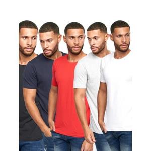 Pertemba FR - Apparel Duck and Cover Errington T-shirt voor heren (Pakket van 5) S zwart