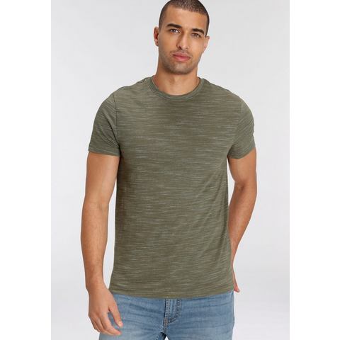 AJC T-shirt Korte mouwen, regular fit, gemêleerd, ronde hals