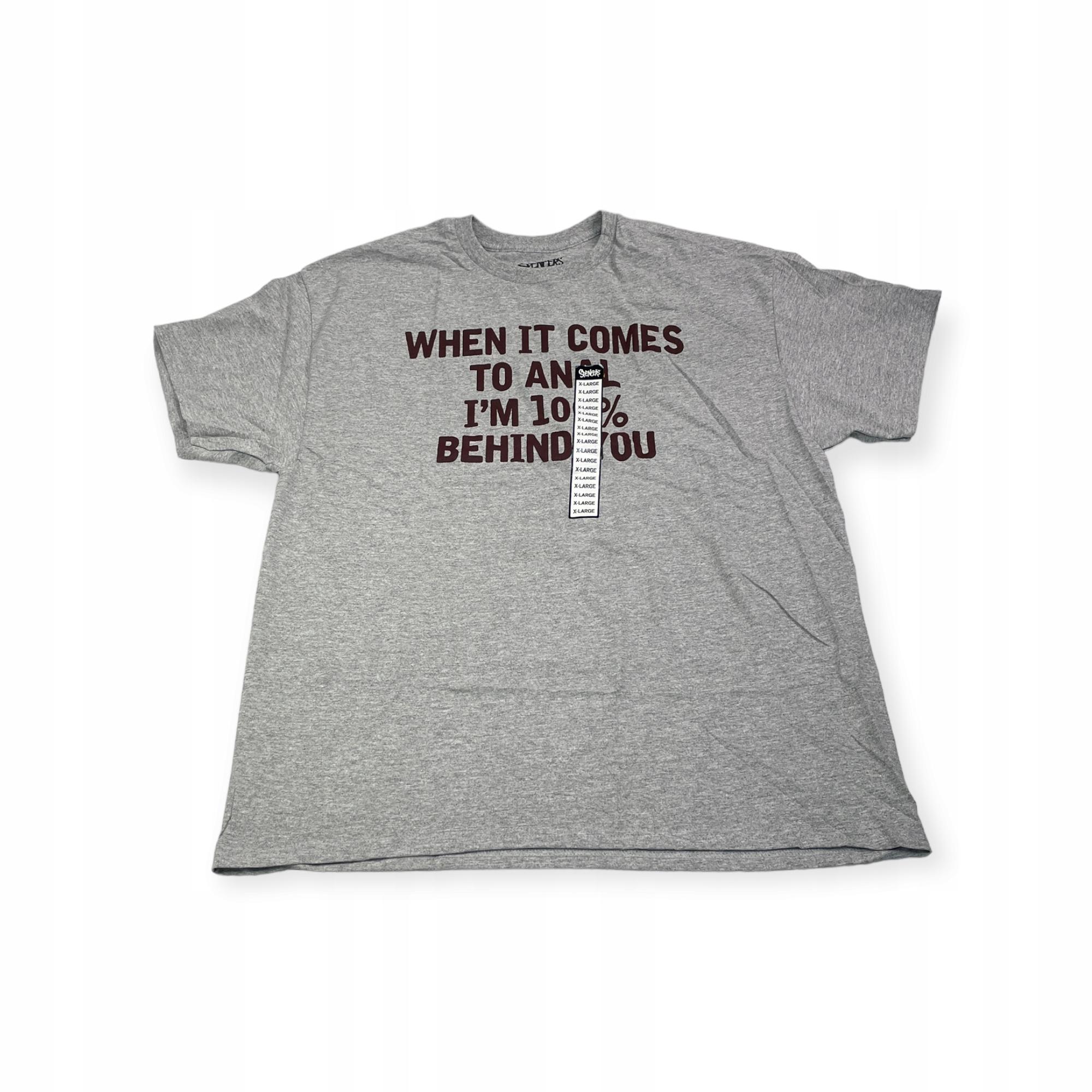 Outletup-clothes Koszulka T-shirt męski okrągły dekolt SPENCER'S SINCE 1947 XL