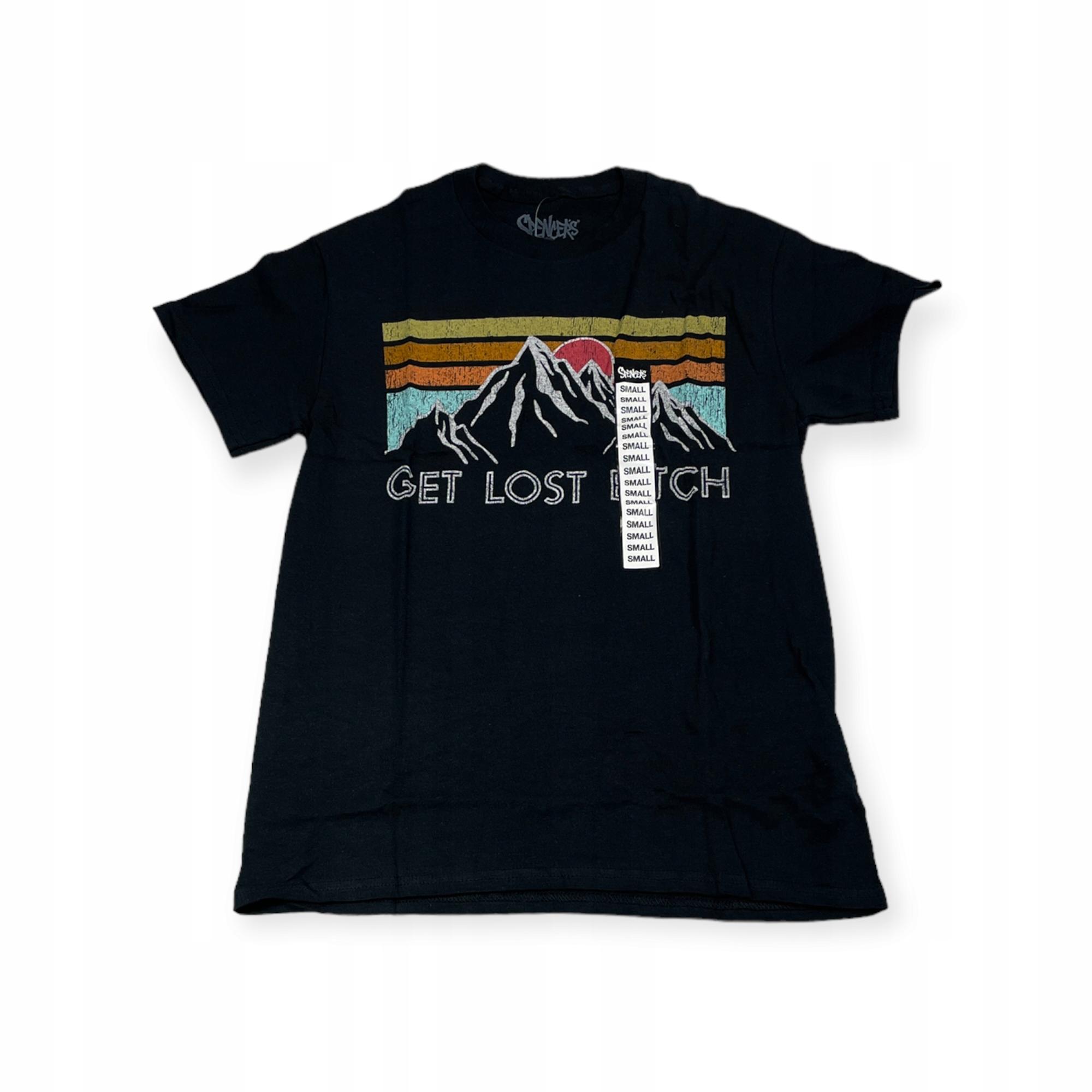 Outletup-clothes Koszulka T-shirt męska okrągły dekolt SPENCER'S SINCE 1947 M
