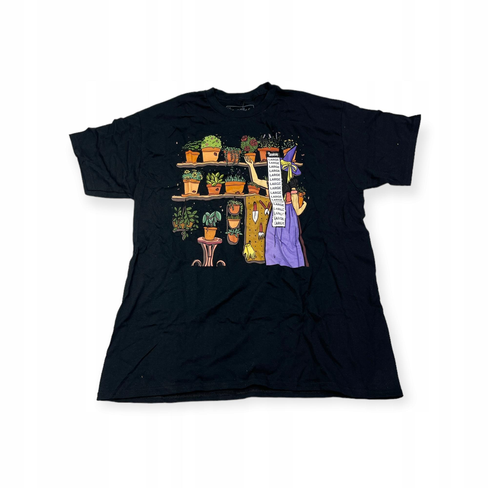 Outletup-clothes Koszulka T-shirt męski okrągły dekolt SPENCER'S TKCREATES L