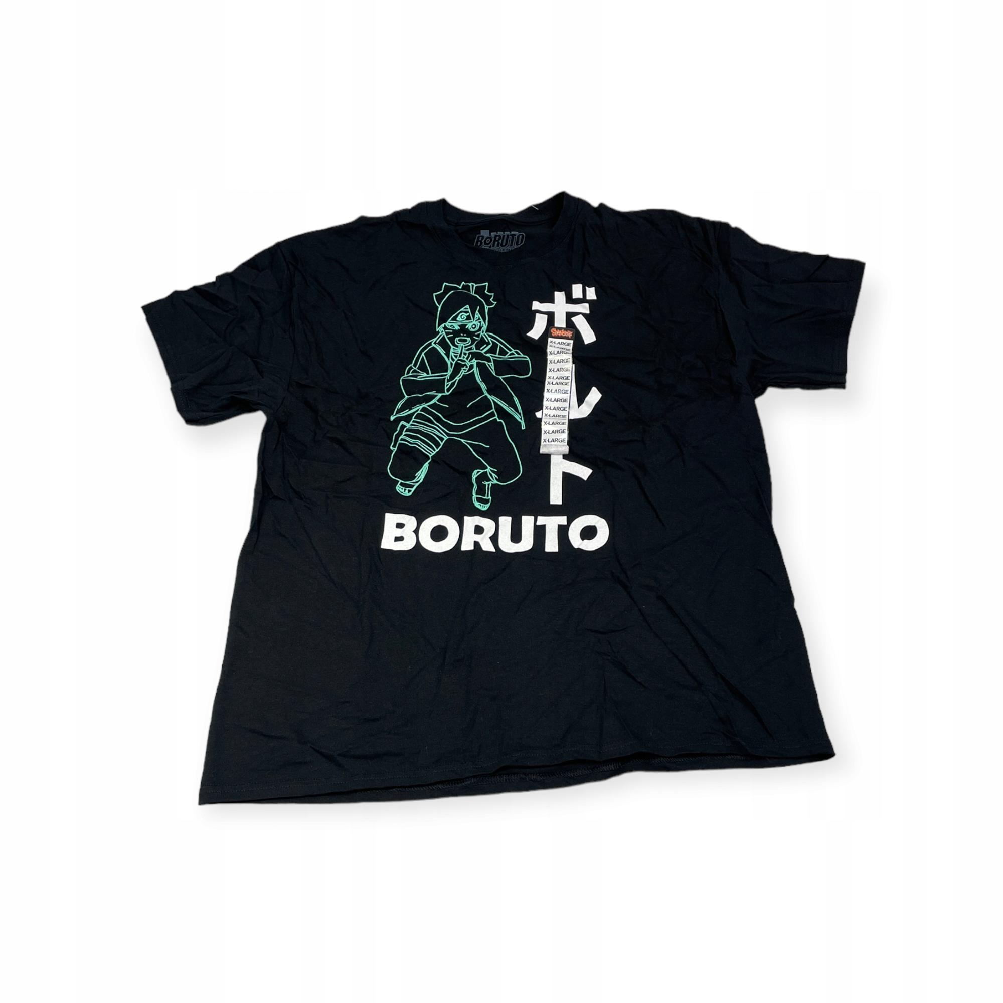 Outletup-clothes Koszulka T-shirt męski okrągły dekolt SPENCER'S BORUTO XL
