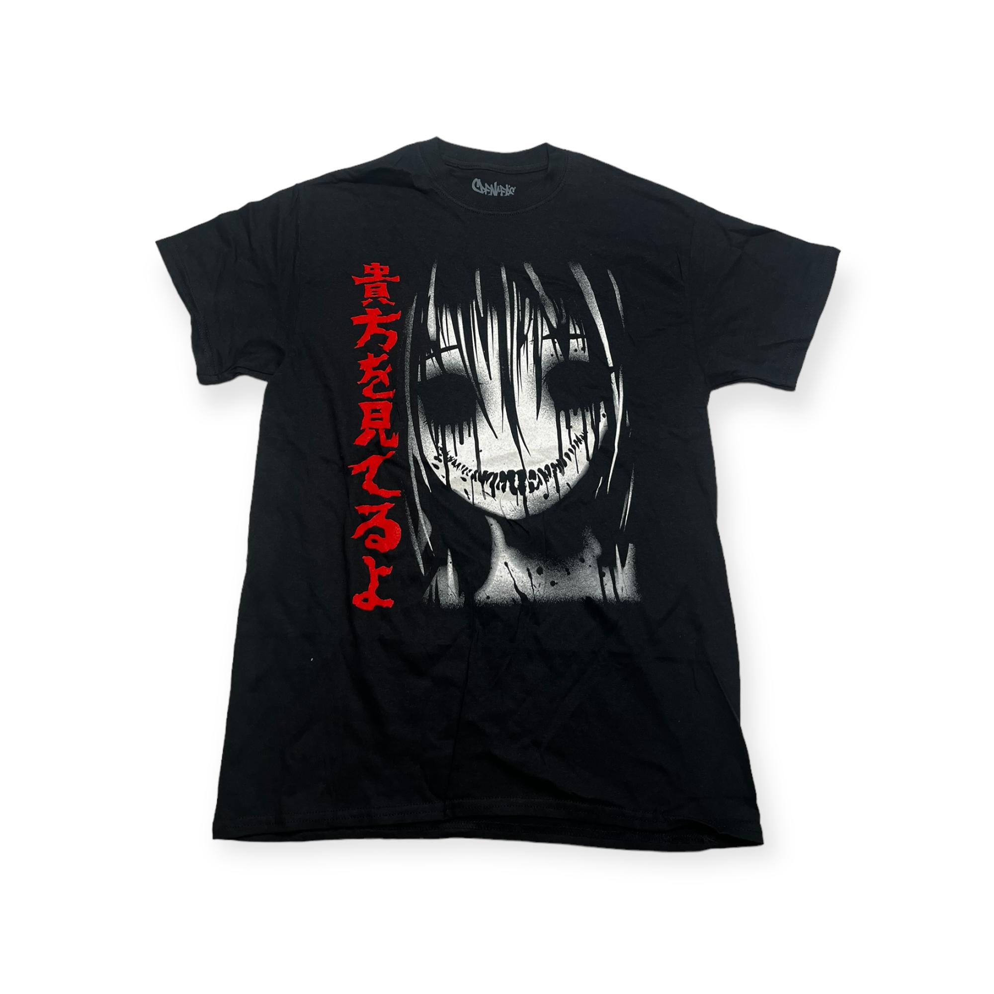 Outletup-clothes Koszulka T-shirt męski okrągły dekolt SPENCER'S nadruk L