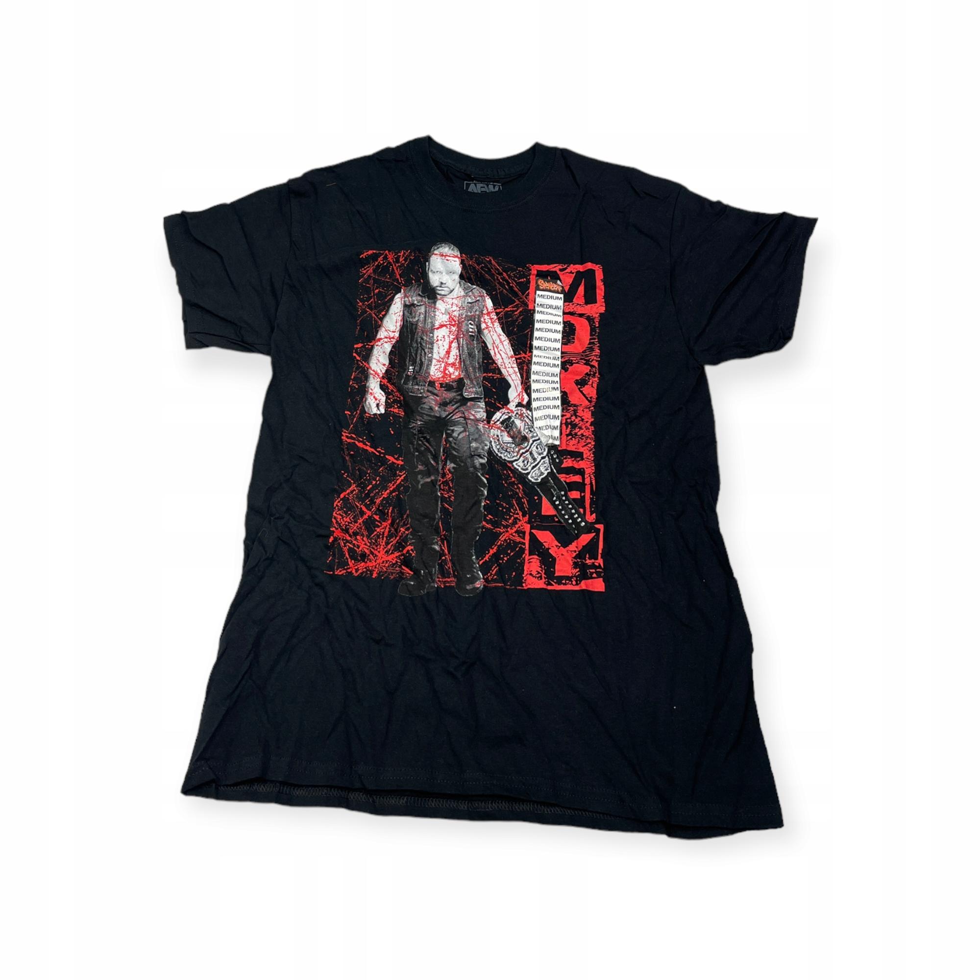 Outletup-clothes Koszulka T-shirt męski okrągły dekolt SPENCER'S AEW M