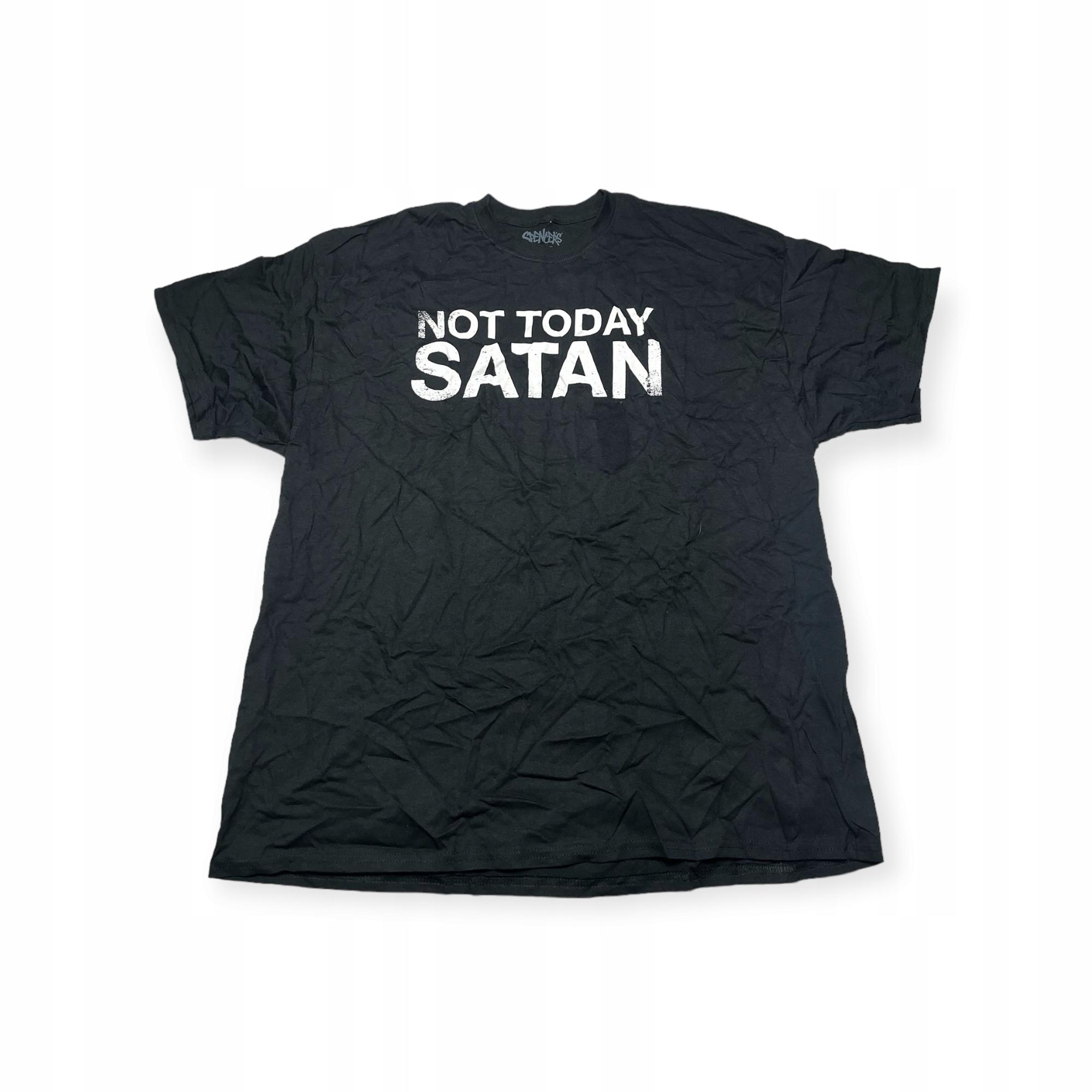 Outletup-clothes Koszulka T-shirt męski okrągły dekolt SPENCER'S NADRUK 2XL