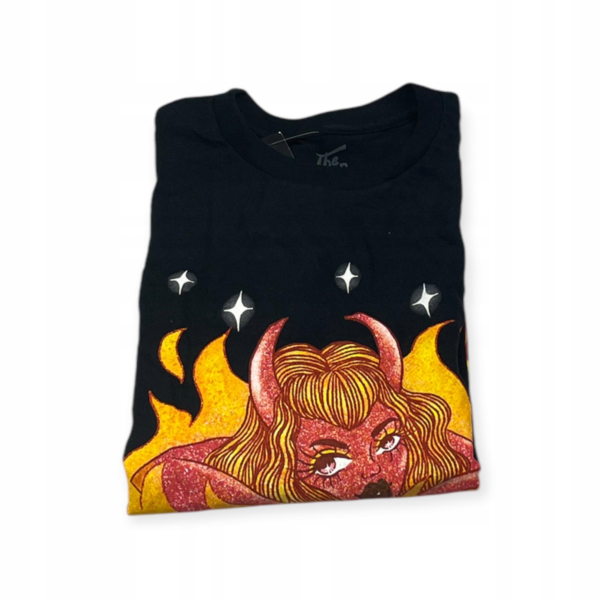 Outletup-clothes Koszulka T-shirt męski okrągły dekolt SPENCER'S THE PULP GIRLS M