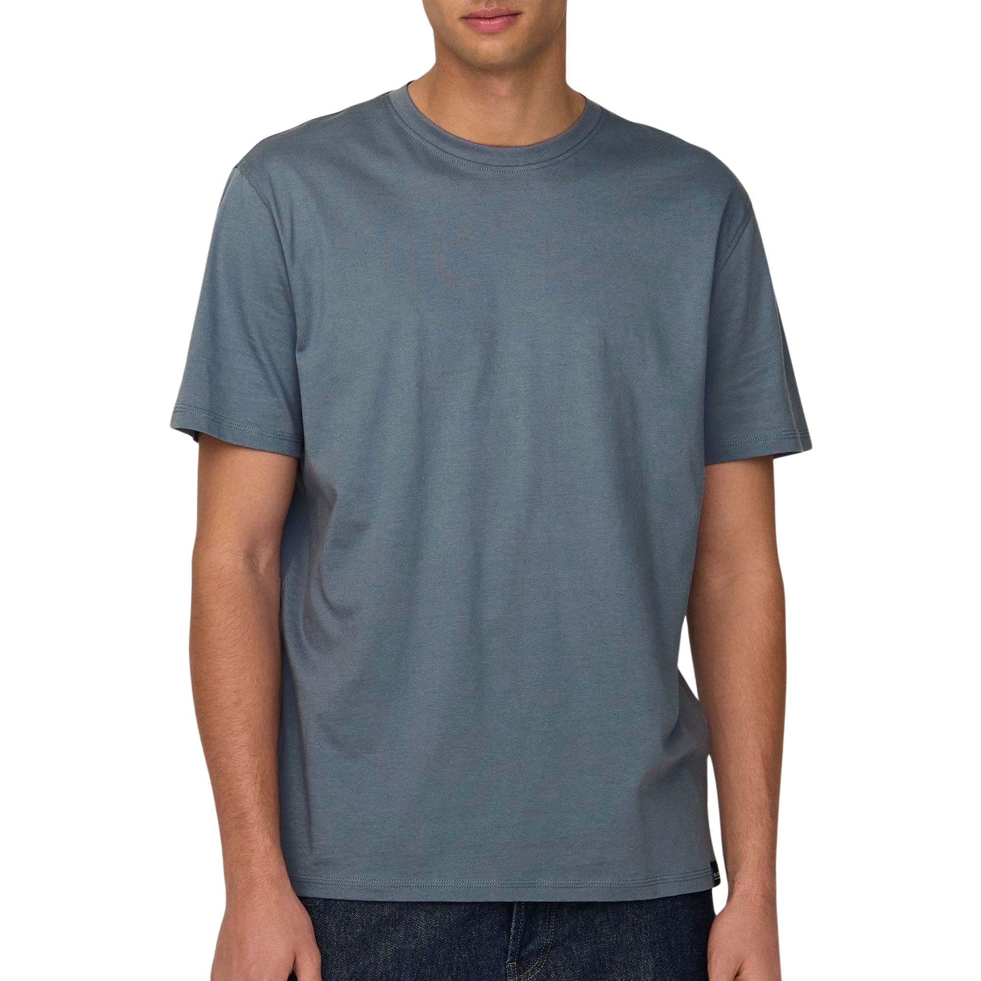 ONLY & SONS Shirt met ronde hals ONSMAX LIFE REG SS STITCH TEE