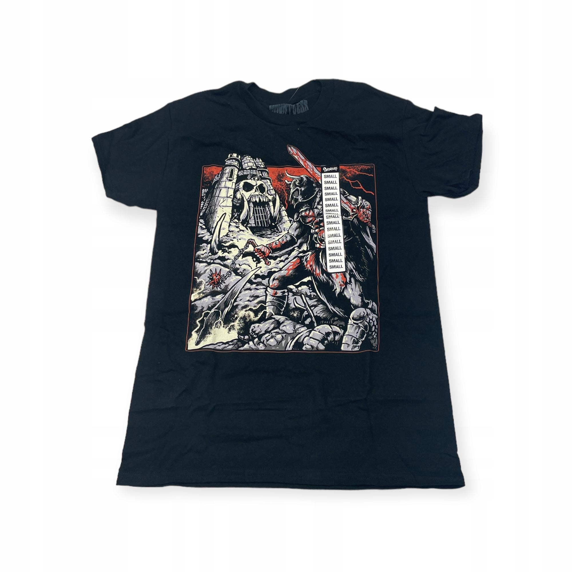 Outletup-clothes Koszulka T-shirt męski okrągły dekolt SPENCER'S NADRUK XL