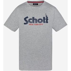 Schott T-shirt Korte Mouw  TSTROY