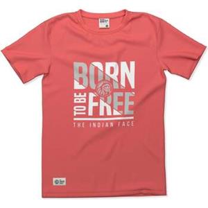 The Indian Face T-shirt Korte Mouw  Born to be Free