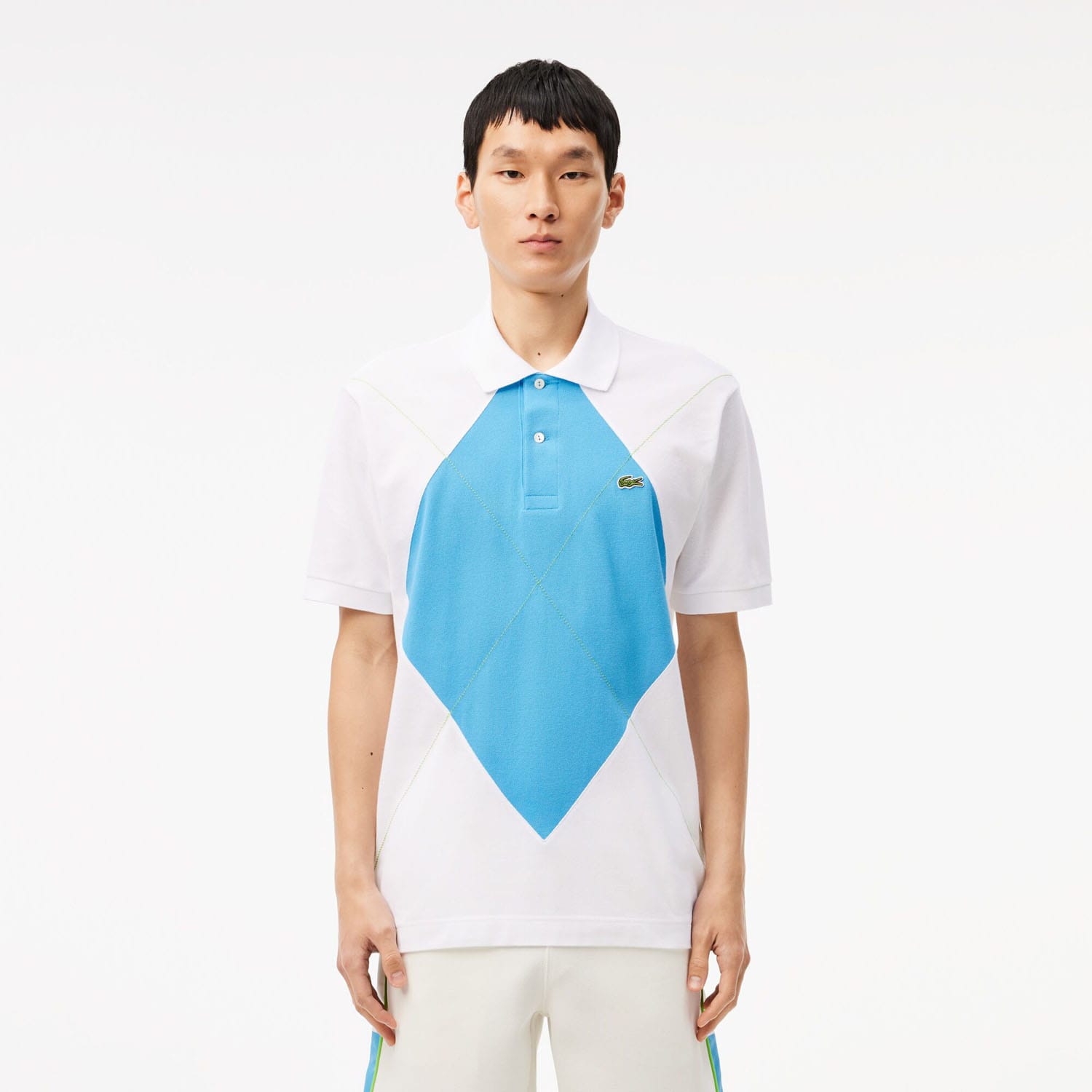 Lacoste T-shirt  SLEEVED RIBBED COLLAR