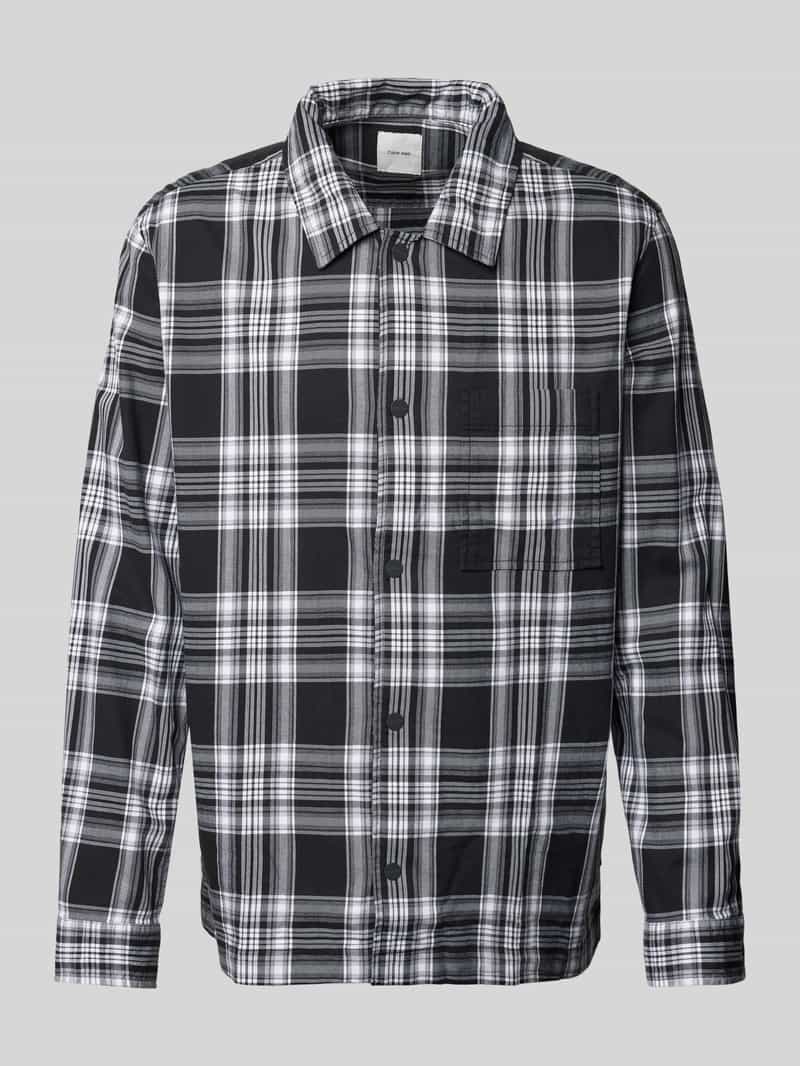 Calvin Klein Geruit overhemd TWILL CHECK SNAPS OVERSHIRT